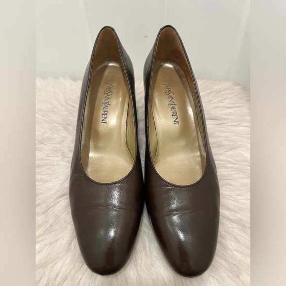 Womens YsL Shoes Size 6.5 Brown - Picture 1 of 6
